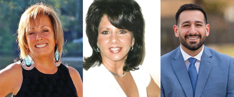 2022 Candidates for Johnston Mayor: Karen E. Cappelli Chadwick, Brenda Lynn Leone and Joseph M. Polisena Jr.